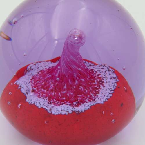 Vintage Caithness Desert Spring handmade glass paperweight - Scotland
