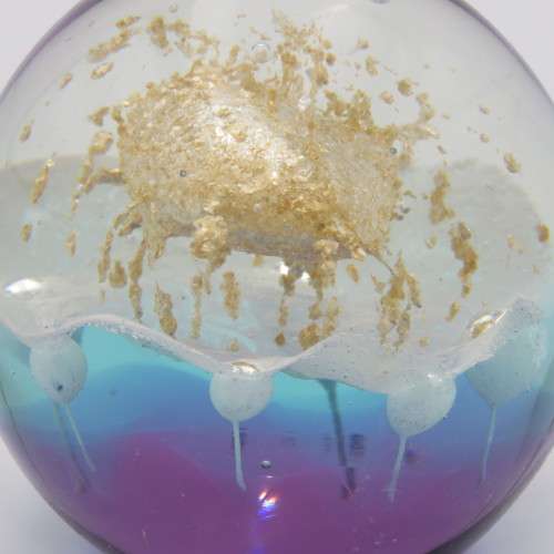 Vintage Lampwork handmade glass paperweight