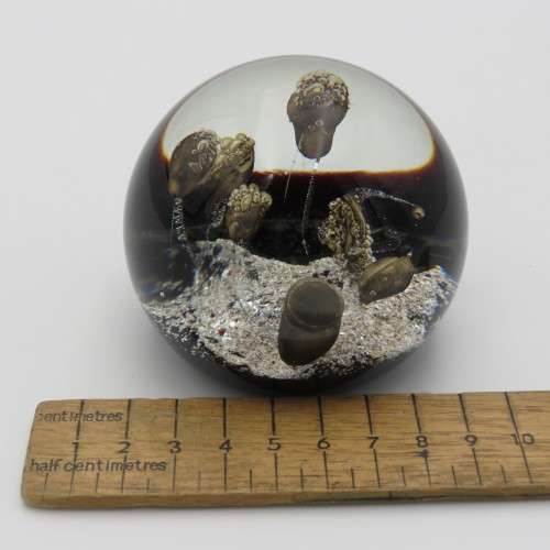 Vintage Lampwork handmade glass paperweight