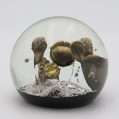 Vintage Lampwork handmade glass paperweight