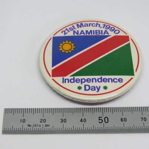 Namibia Independence day 21st March 1990 badge