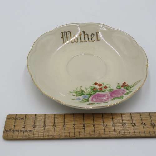 Porcelain Mother tea cup and saucer