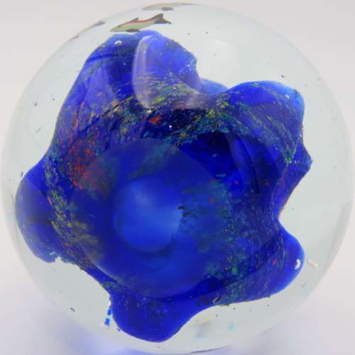 Vintage Large Aquarium fish handmade Murano glass paperweight