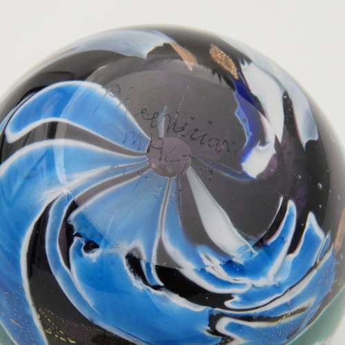 Vintage Phoenician Malta MT06 handmade glass paperweight
