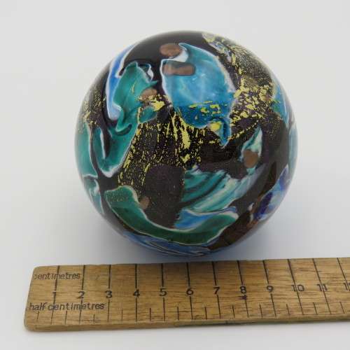 Vintage Phoenician Malta MT06 handmade glass paperweight