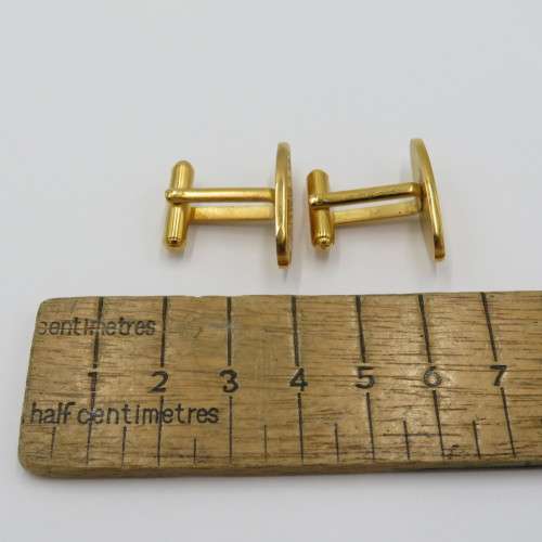 Pair of vintage Vleissentraal 10 year cufflinks