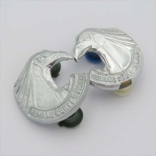 Pair of SADF Personnel Services Corps collar badges