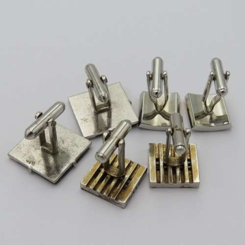 Lot of 3 pairs of vintage cufflinks