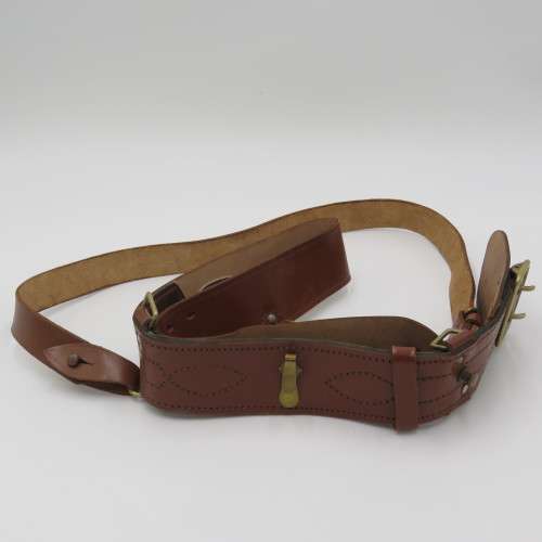 Old SA Army Sam Browne leather belt - Length 108 cm