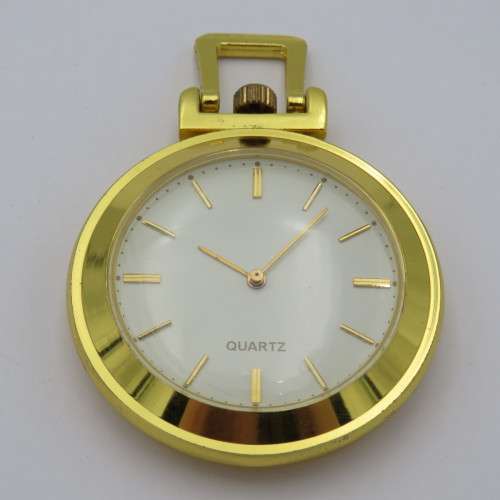 Open Face quartz pocketwatch - Needs battery