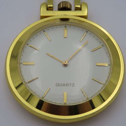 Open Face quartz pocketwatch - Needs battery