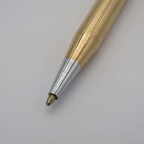 Vintage Quill 1/20th 14kt gold filled ball point pen with Standard bank logo - Needs inner