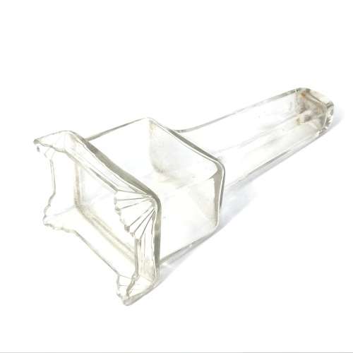 Silver plate and glass art Nouveau vase - Made by WMF, Britain metal with regular silver coating