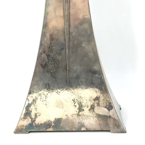 Silver plate and glass art Nouveau vase - Made by WMF, Britain metal with regular silver coating