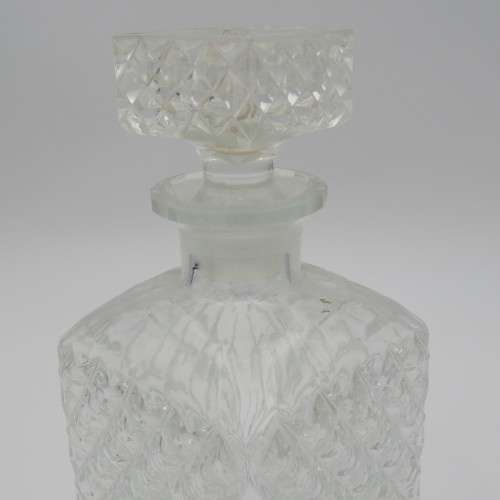 Vintage glass liquor decanter