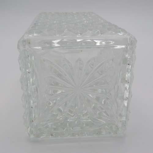 Vintage glass liquor decanter