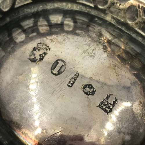 Antique Dutch Silver brandy bowl made by Pier van der Woude-hallmarked with coat of arms handles