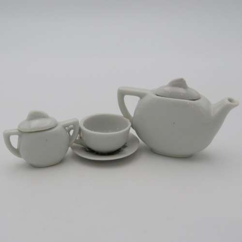 Cup, kettle and sugar pot play set - Vintage