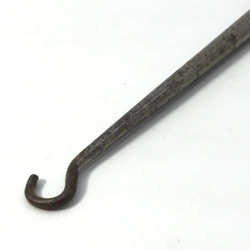 Antique Silver bootlace puller - hallmarked - Birmingham - front part is steel