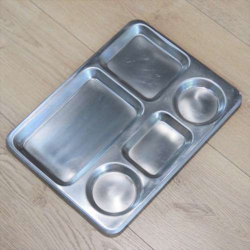 Vintage SADF Stainless steel varkpan - Size 32 x 43 cm