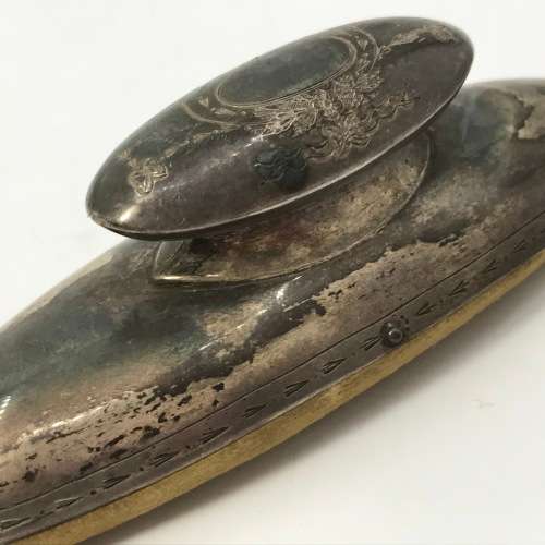 Two hallmarked silver nail polish utensils