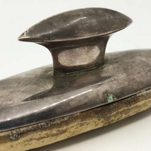 Two hallmarked silver nail polish utensils