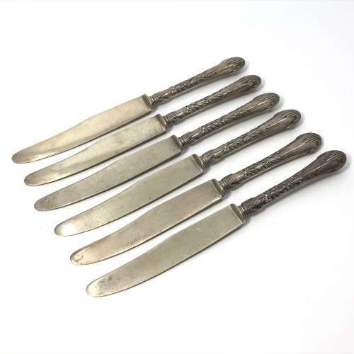 Vintage German 800 Silver fruit fork and knife set
