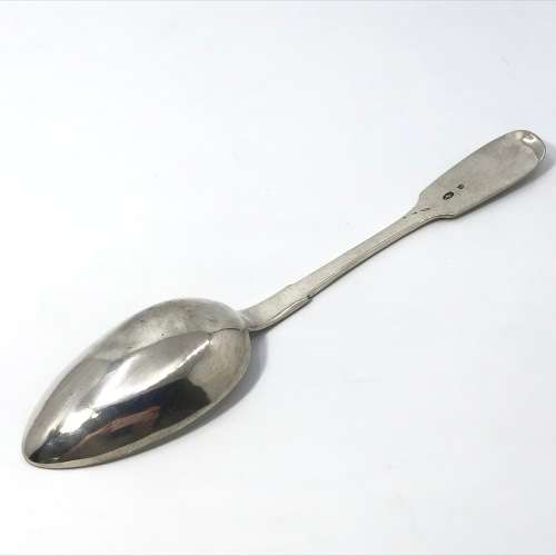 Pair of Antique Russian silver spoons - Weighs 150 g