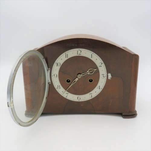 Vintage Enfield mantel clock - Running but hour hand is stuck - 20 cm High