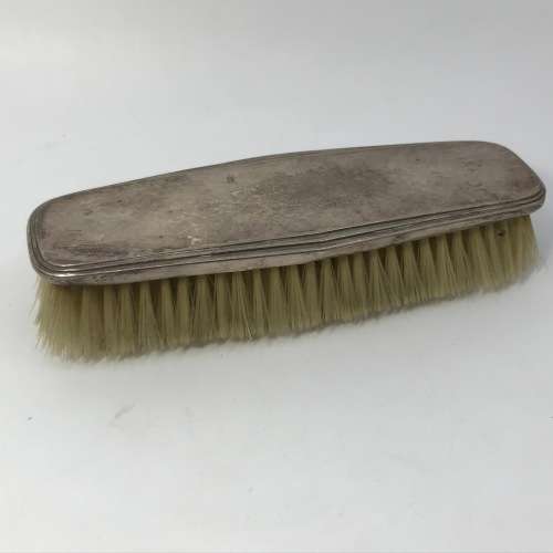 Dutch Silver plated set of 3 - Mirror and 2 Brushes - Sola 90