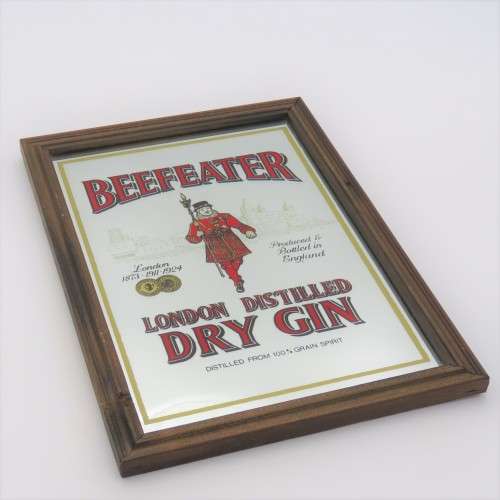 Vintage Beefeater London Distilled Dry Gin mirror