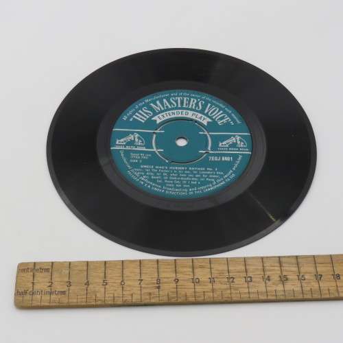 His Masters Voice Nursery Rhymes No.3 by Uncle Mac 45 rpm vinyl record