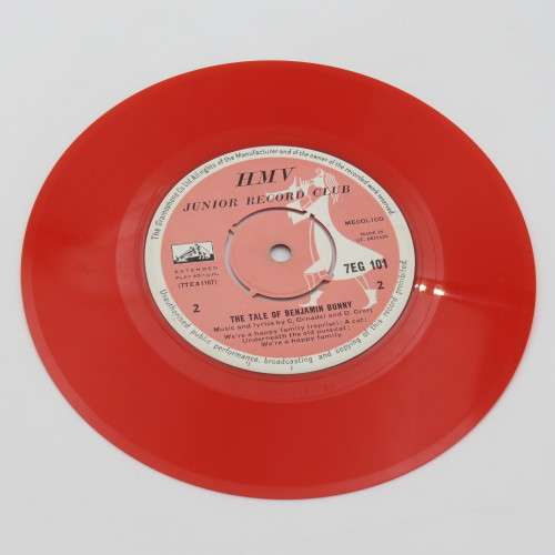 His Masters Voice Beatrix Potter The tale of Benjamin bunny by Vivien Leigh 45 rpm vinyl record