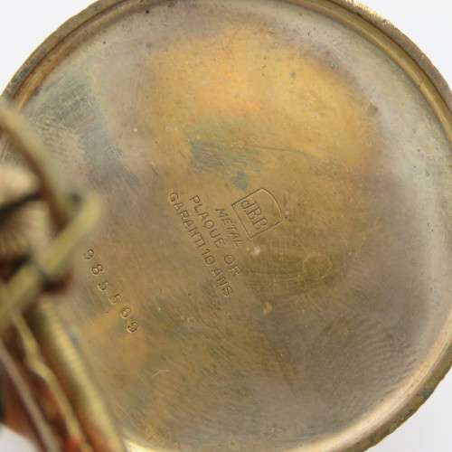 Antique Cortebert goldplated pocketwatch - Working - Missing a second hand
