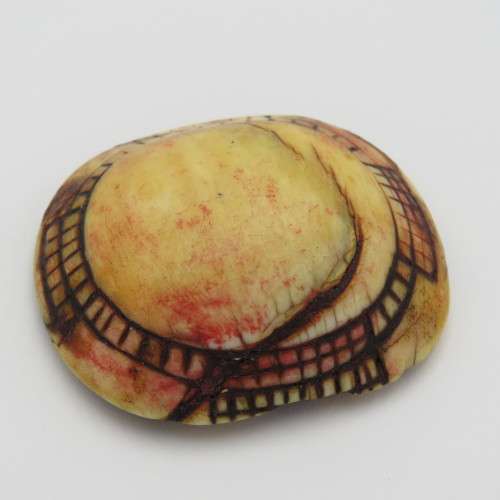 Original Ovambo Omakipa / Ekipa button from Namibia