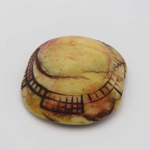 Original Ovambo Omakipa / Ekipa button from Namibia
