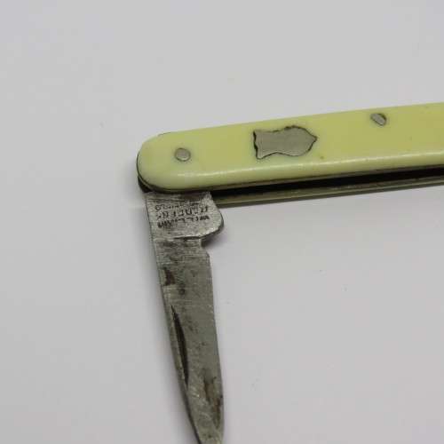 Vintage William Rodgers Sheffield 2 blade pocket knife - Blades well used