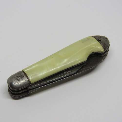 Vintage Hammer Brand 2 blade keychain pocket knife