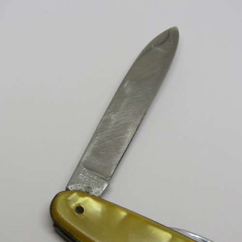 Vintage German advertising pocket knife - Walter Mcnaughtan (Pty) Ltd