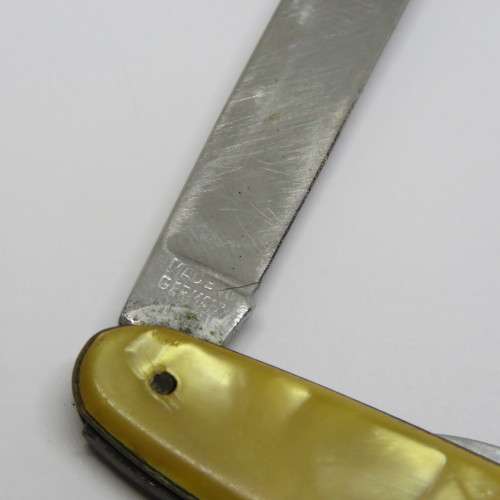 Vintage German advertising pocket knife - Walter Mcnaughtan (Pty) Ltd