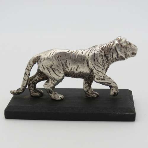 WWF Tiger Figurine - No.7 in Series of silverplated animals