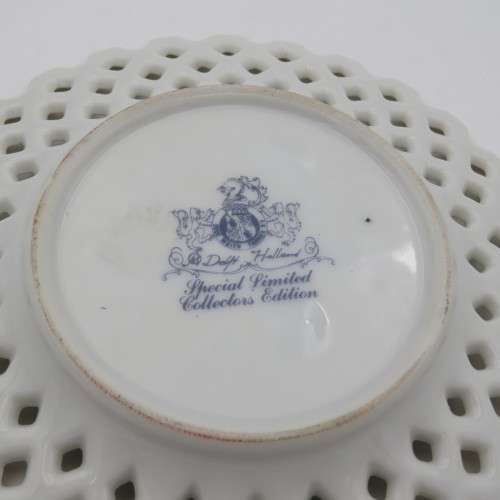Vintage Delft Holland Special Limited Collectors edition plate