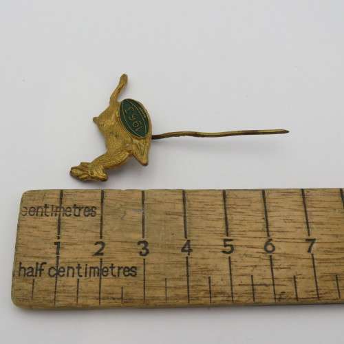 1963 Springbok Rugby tour stick pin badge