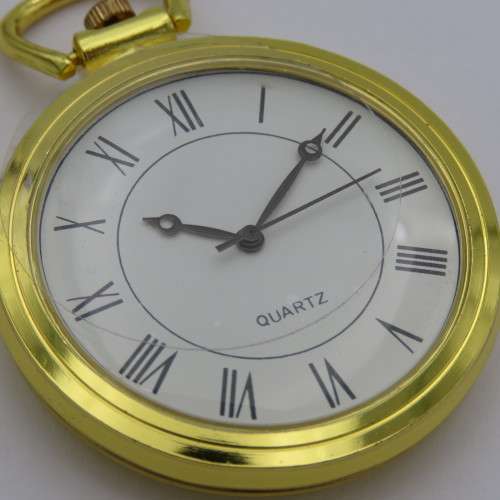 Slimline quartz pocketwatch - Needs battery
