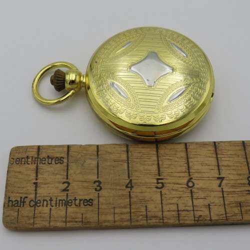 Full hunter quartz pocketwatch - Needs battery