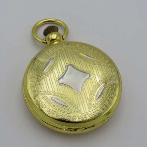 Full hunter quartz pocketwatch - Needs battery