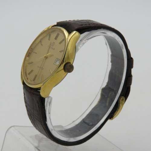 Vintage Tutima Quartz goldplated mens dress watch - Working