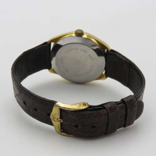 Vintage Tutima Quartz goldplated mens dress watch - Working