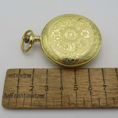 Full hunter quartz pocketwatch - Needs battery