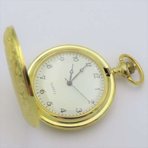 Full hunter quartz pocketwatch - Needs battery